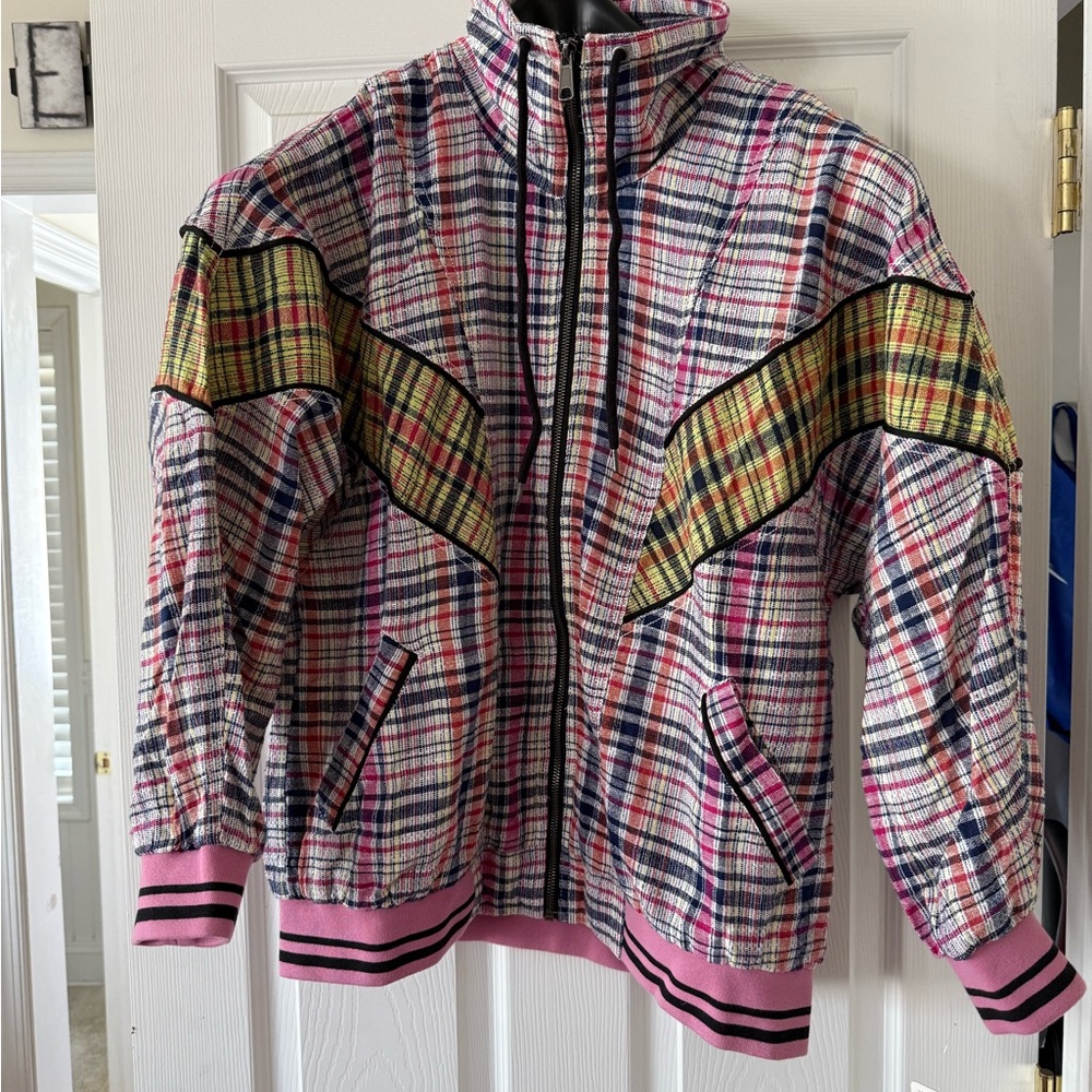 Free People We the Free Penny Track oversized cotton bomber jacket - Picture 2 of 6